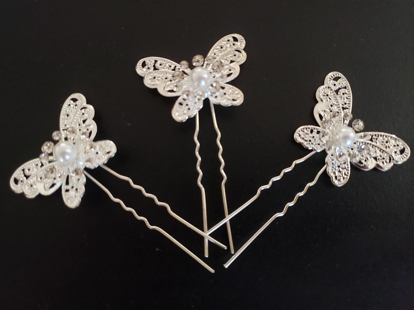 12Pcs Fashion Wedding Bridal Pearl Flower Clear Crystal Rhinestone Hair Pins Clips Bridesmaid Hairwear Jewelry Hair Accessories hnfrsrd4a-1