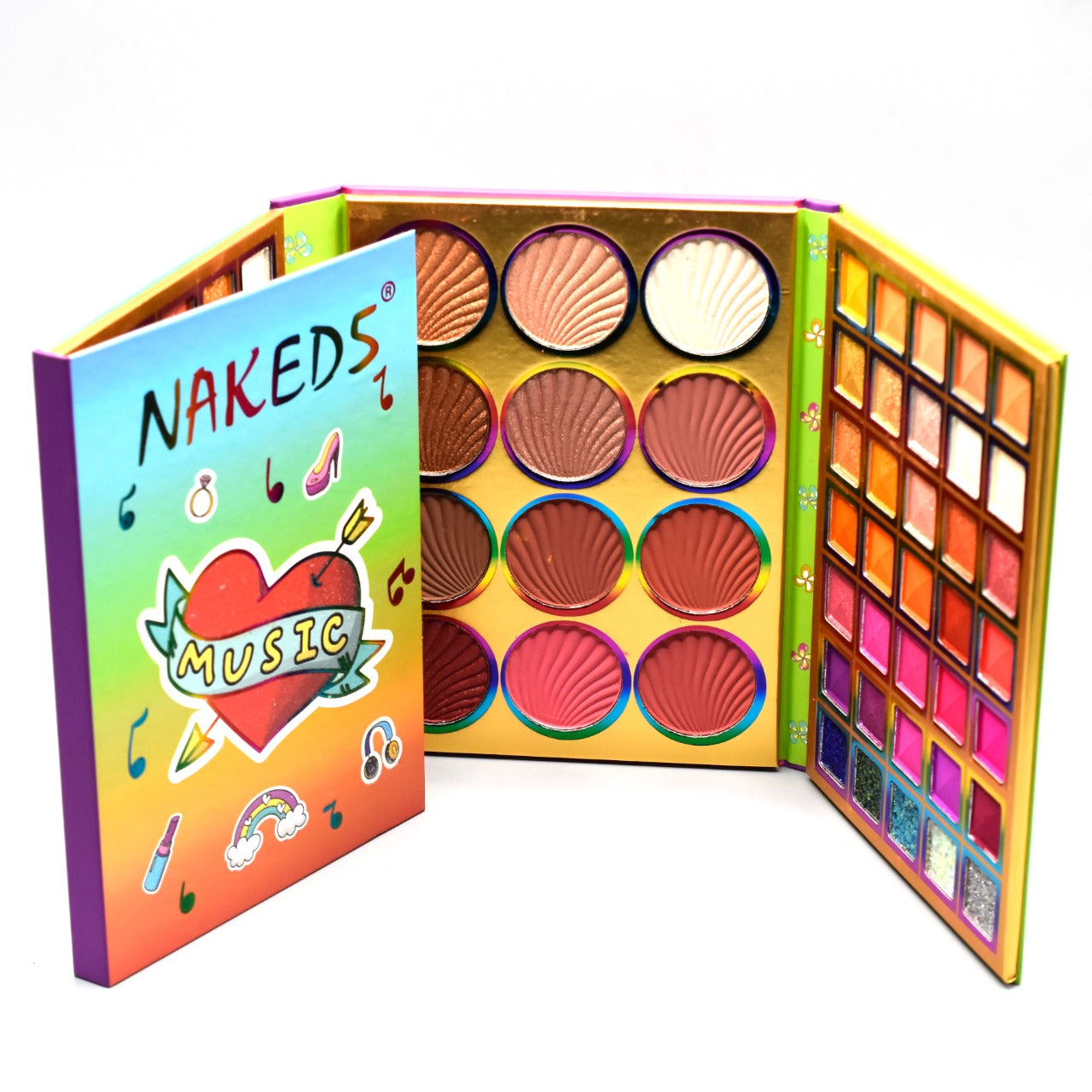 NAKED Eyeshade Kit - Romantic Color All In One Fashion Palette – Makeup Kit nekmiz3d-i