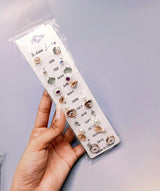 Fashion 12 pair/set Randum Earrings for Women Square Crystal Heart Stud Earrings for Women egfrsrc1i-1