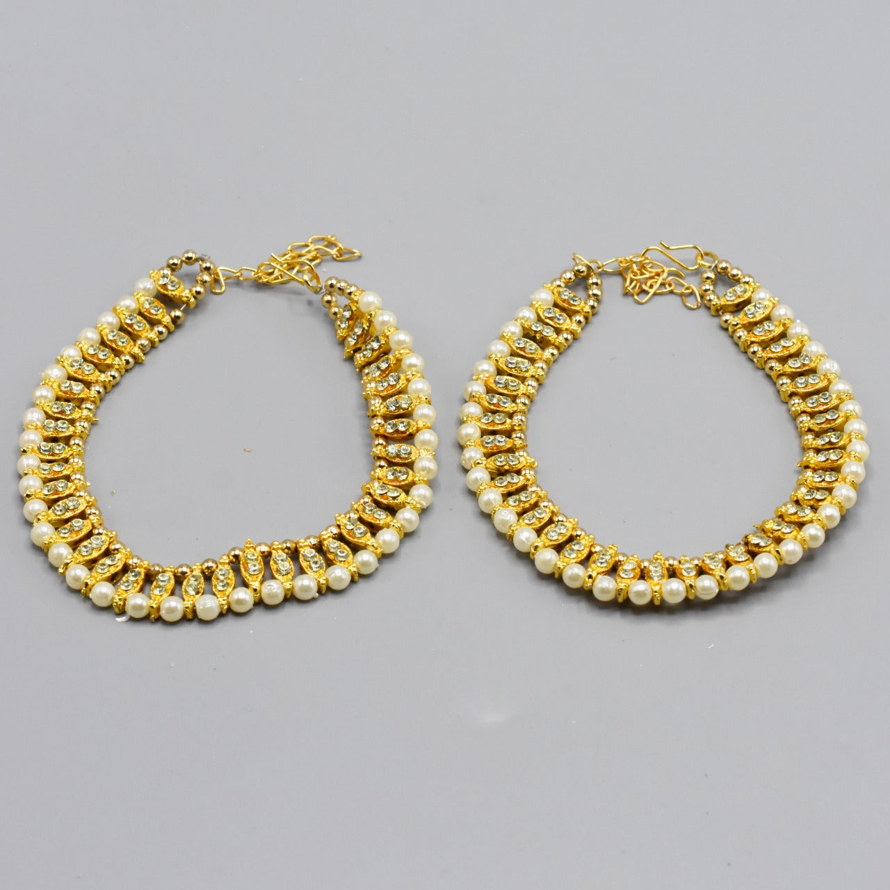 Gold Layered Initial Cuban Link Chain Iced Out Anklets for Women Cuban Anklet Ankle Bracelet Stainless Steel Jewelry