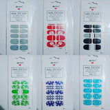 1Pcs Random DIY Nail Stickers Colorful Water Transfer Nail Stickers 3D Flower Foil Adhesive Nail Art Decoration nsfrmir2a-1