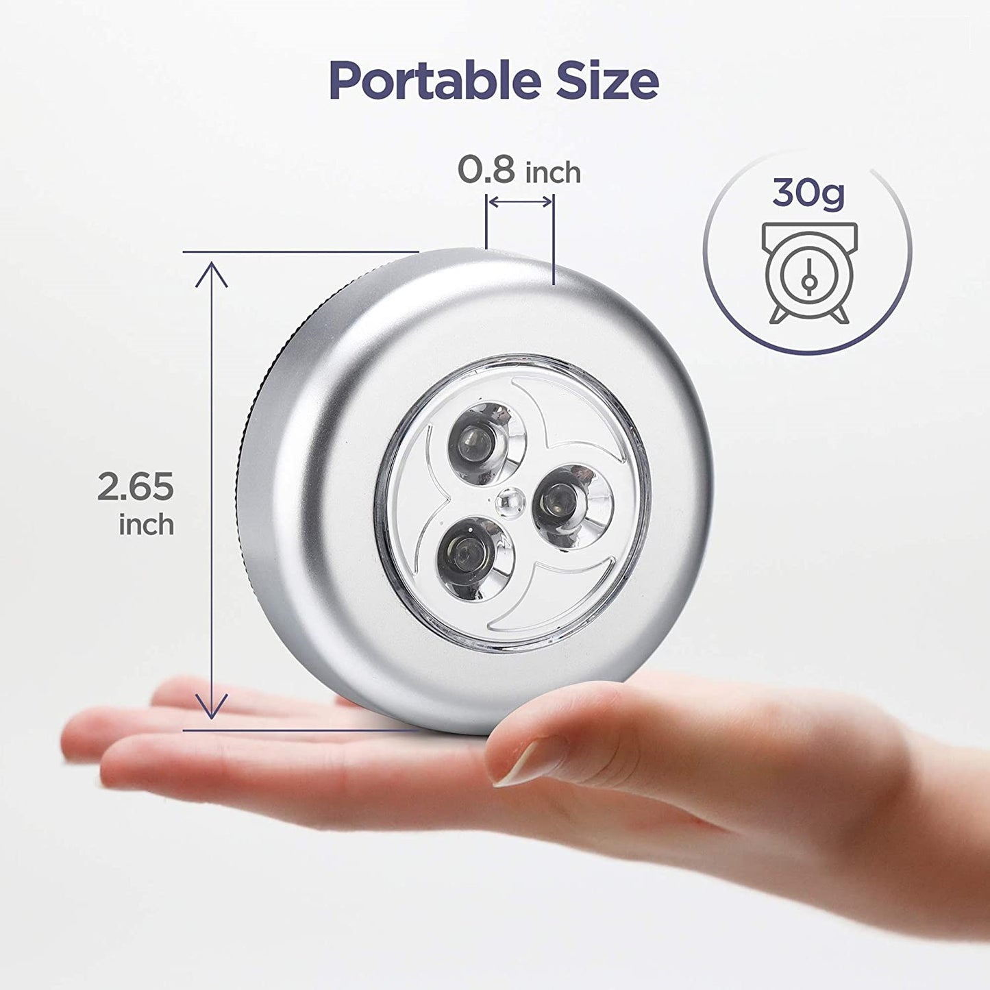 Wardrobe LED Night Light One Touch Operated| Wireless LED Light | Automatic Led Light for Storage Room|Rack Cabinet kitchen|LED Night Light for Kids Room| Self Adhesive LED Light  stlsrz4d-5