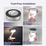 Wardrobe LED Night Light One Touch Operated| Wireless LED Light | Automatic Led Light for Storage Room|Rack Cabinet kitchen|LED Night Light for Kids Room| Self Adhesive LED Light  stlsrz4d-5