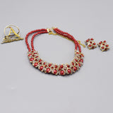 Golden Imitation Pearl Wedding Necklace Earring Sets Party Jewelry Sets for Women Elegant Party Gift Fashion Jewellery jtfrcra1g-1