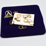 15 Pcs/Pack Golden and Silver Ring Set  Vintage Punk Rings Fashion Jewelry for Women Party Gifts fgfrgrf2m-1