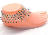 Three Line Anklet Silver Payal grr plfrsra3f-b