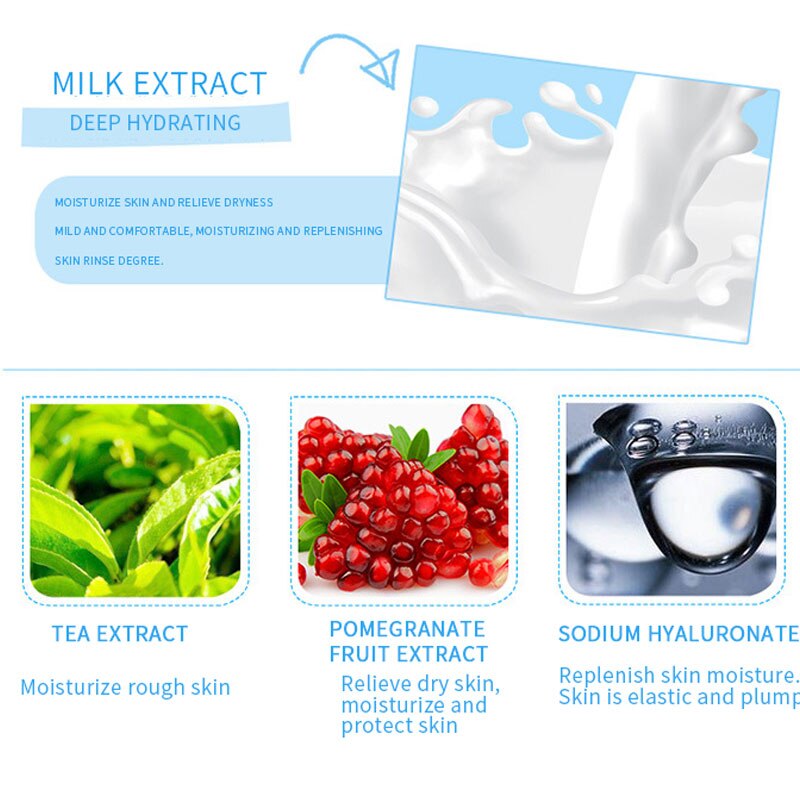 BISUTANG Milk Nourishing Mask Hydrates And Nourishes The Skin To Remove Acne Whiten And Anti Wrinkle And Anti Aging Face Care  mkfrweu1d-3