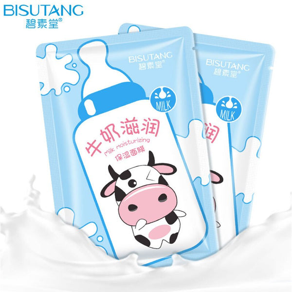 BISUTANG Milk Nourishing Mask Hydrates And Nourishes The Skin To Remove Acne Whiten And Anti Wrinkle And Anti Aging Face Care  mkfrweu1d-3