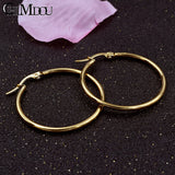 Golden/ Women Small Medium Large Big Circle Hoop Earrings Statement Ear Ring Fashion Jewelry Gift Nightclub DJ 2020 egsmgrgc2b-1