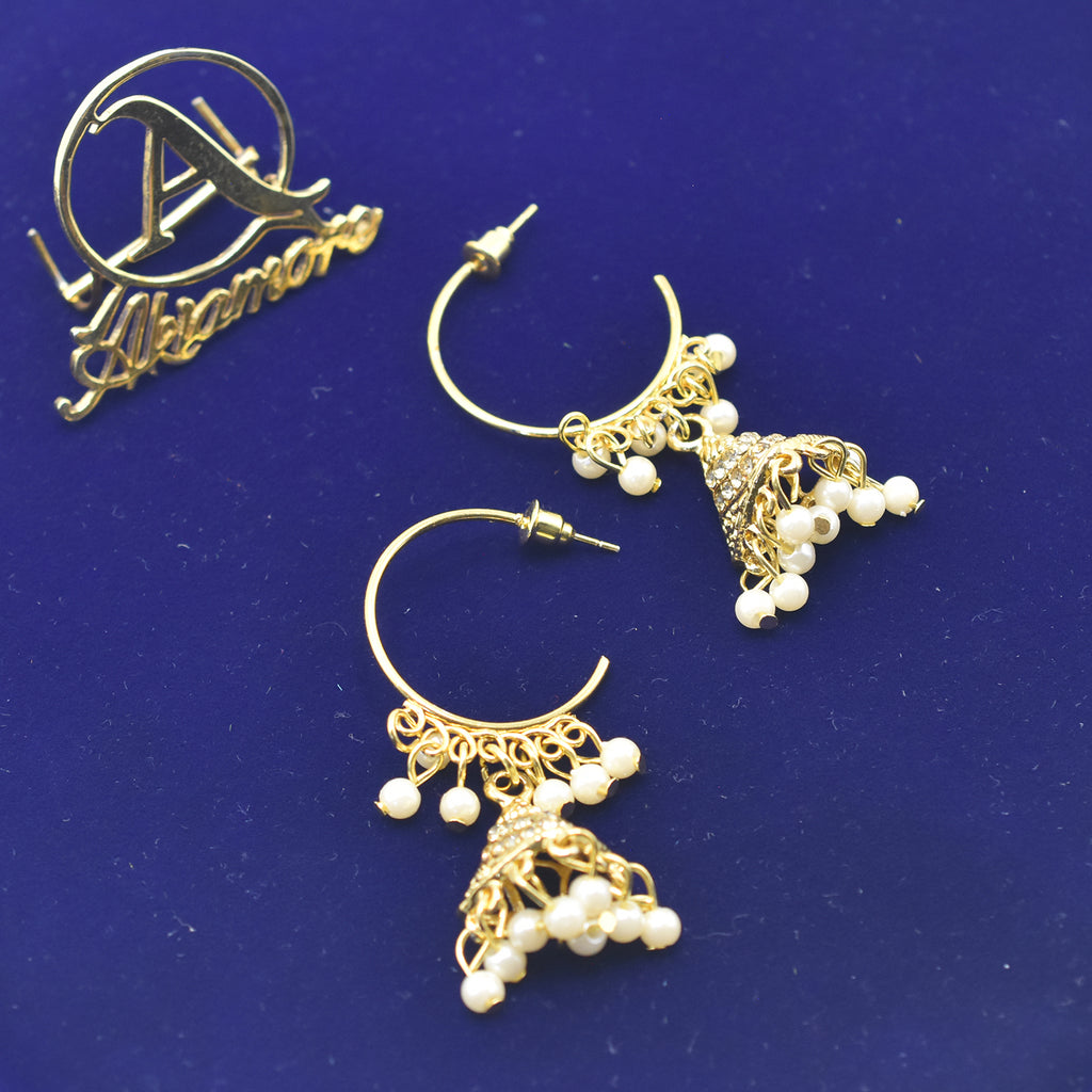 Vintage Gold Metal  Drop Earrings for Women Bohemian Indian Jhumka Jewelry Bells Tassel Drop Earring egfrcdb9i-6
