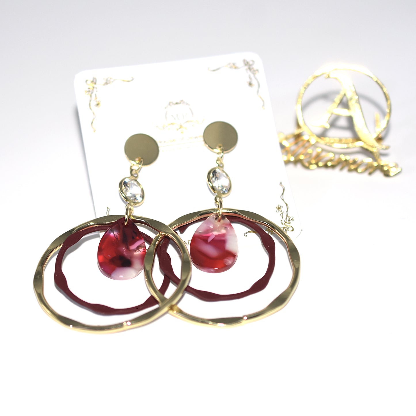 Vintage Fashion Golden  Metal Earrings For Women Trendy Creative Design Big Geometric Hanging Drop Earring Female Jewelry egfrbkb9j-5