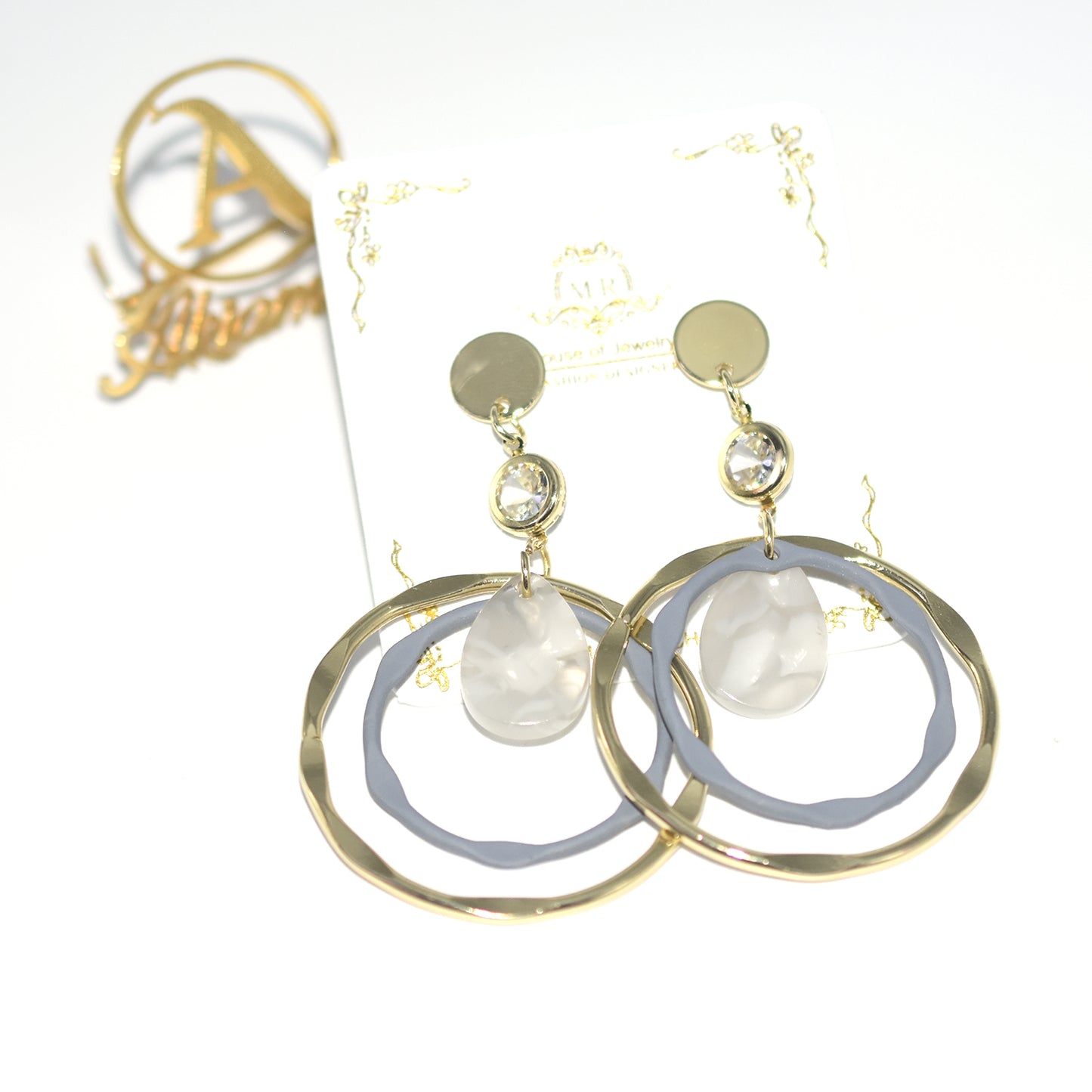 Vintage Fashion Golden  Metal Earrings For Women Trendy Creative Design Big Geometric Hanging Drop Earring Female Jewelry egfrbkb9j-5