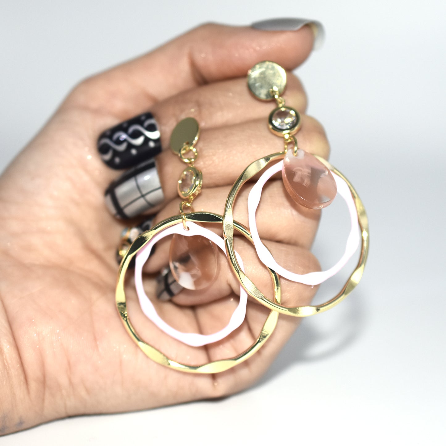 Vintage Fashion Golden  Metal Earrings For Women Trendy Creative Design Big Geometric Hanging Drop Earring Female Jewelry egfrbkb9j-5