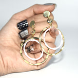 Vintage Fashion Golden  Metal Earrings For Women Trendy Creative Design Big Geometric Hanging Drop Earring Female Jewelry egfrbkb9j-5