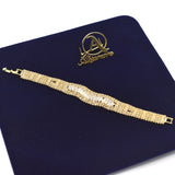 Sterling Golden and Rose Gold Silver Ladies Cubic Zirconia Tennis Bracelet Women Girls Fashion Box Chain Bracelets Jewelry btfrgda4e-a