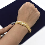 Sterling Golden and Rose Gold Silver Ladies Cubic Zirconia Tennis Bracelet Women Girls Fashion Box Chain Bracelets Jewelry btfrgda4e-a