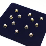 12pcs  Silver Metal Tube Ring Dreadlock Beads for Braids Hair Beads for Dreadlocks Adjustable Hair Braid For Women hbfrsrd2f-1