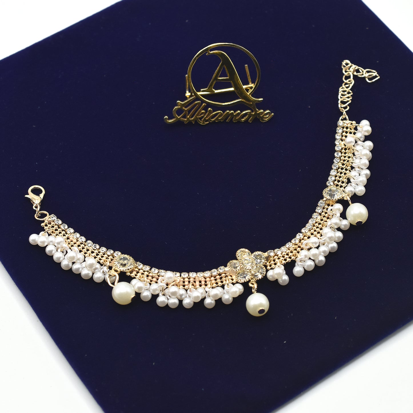 Fashion Anklet Bracelet Imitation Pearl Multilayer Chain Ankle Braclet For Women Foot Chain btfrcda4d-9