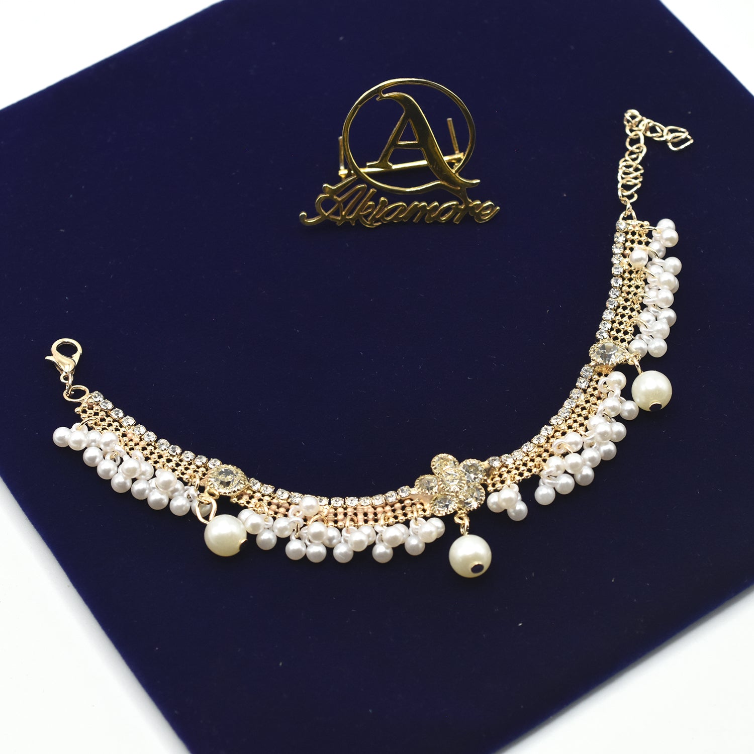 Fashion Anklet Bracelet Imitation Pearl Multilayer Chain Ankle Braclet For Women Foot Chain btfrcda4d-9