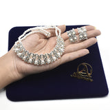 Golden Imitation Pearl Wedding Necklace Earring Sets Party Jewelry Sets for Women Elegant Party Gift Fashion Jewellery jtfrcra1g-1