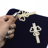 Girl Pearl Crystal Hair Clips Temperament Full Diamond Rhinestone Pearl Elegant Barrettes Hairgrips Women Hair Accessories hpfrpwc4b-3