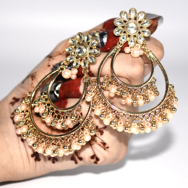 Ethnic Boho Bells Tassel jhumka Earrings Indian Jewelry
