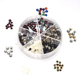 12 type rose dmc hotfix flat back DIY loose glass glitter rhinestones trim strass crystal stones for nails art design  ntfrmir4e-2