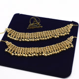 100Sterling golden  Round Beads Anklets For Woman's Fashion 2020 Jewelry Ankle Foot Chain plfrbda2g-3