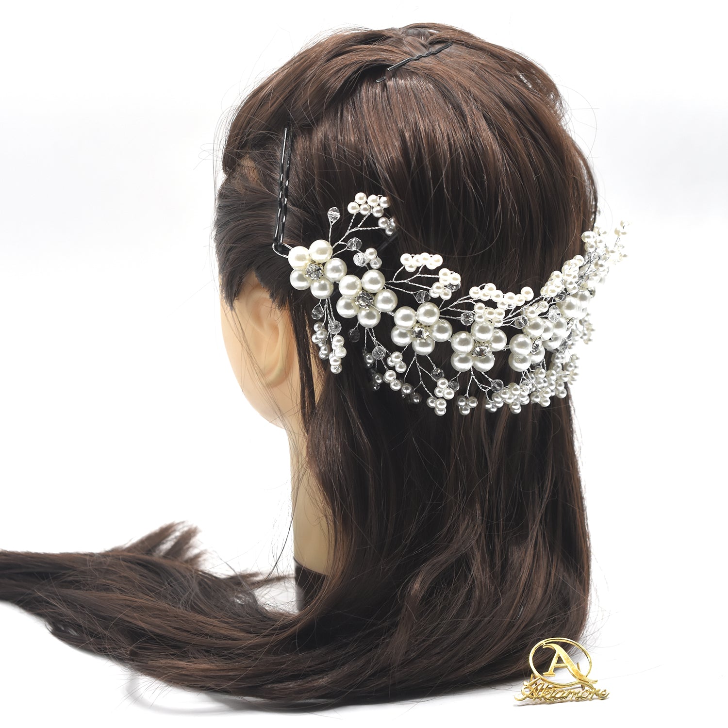 Rhinestone  Crystal Wedding Dress Belt Bridal Gold Silver Wedding Accessories  hnfrsrd3f-4