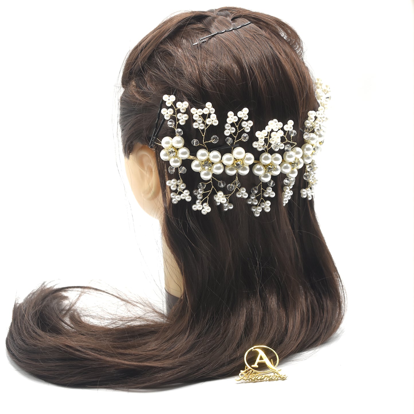 Rhinestone  Crystal Wedding Dress Belt Bridal Gold Silver Wedding Accessories  hnfrsrd3f-4