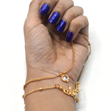 Shiny Girl Big Pendant Long Chain Necklace For Girls