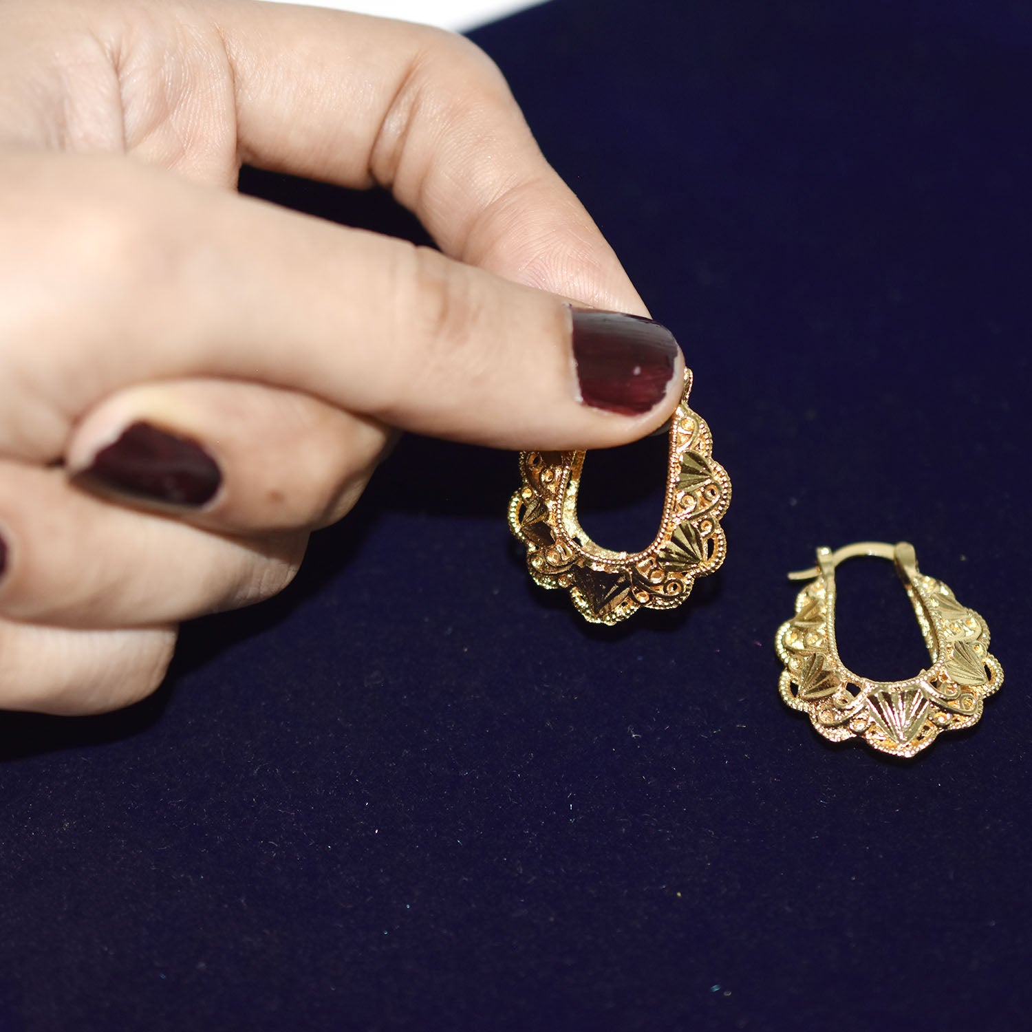 Gold Earrings Luxury sterling silver Crystal Earring For Women