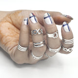 10 Pcs/set Bohemian Moon Star Gold Rings Set For Woman BOHO Crystal Knuckle Ring 2020 Female Finger Statement Fashion Jewelry fgfrgdf4a-1