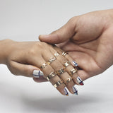 10 Pcs/set Bohemian Moon Star Gold Rings Set For Woman BOHO Crystal Knuckle Ring 2020 Female Finger Statement Fashion Jewelry fgfrgdf4a-1