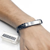 New Genuine Leather Cool Black Gold Creative Design Stainless Steel Magnetic Buckle Charm Men Leather Bracelet btfrbka4h-3