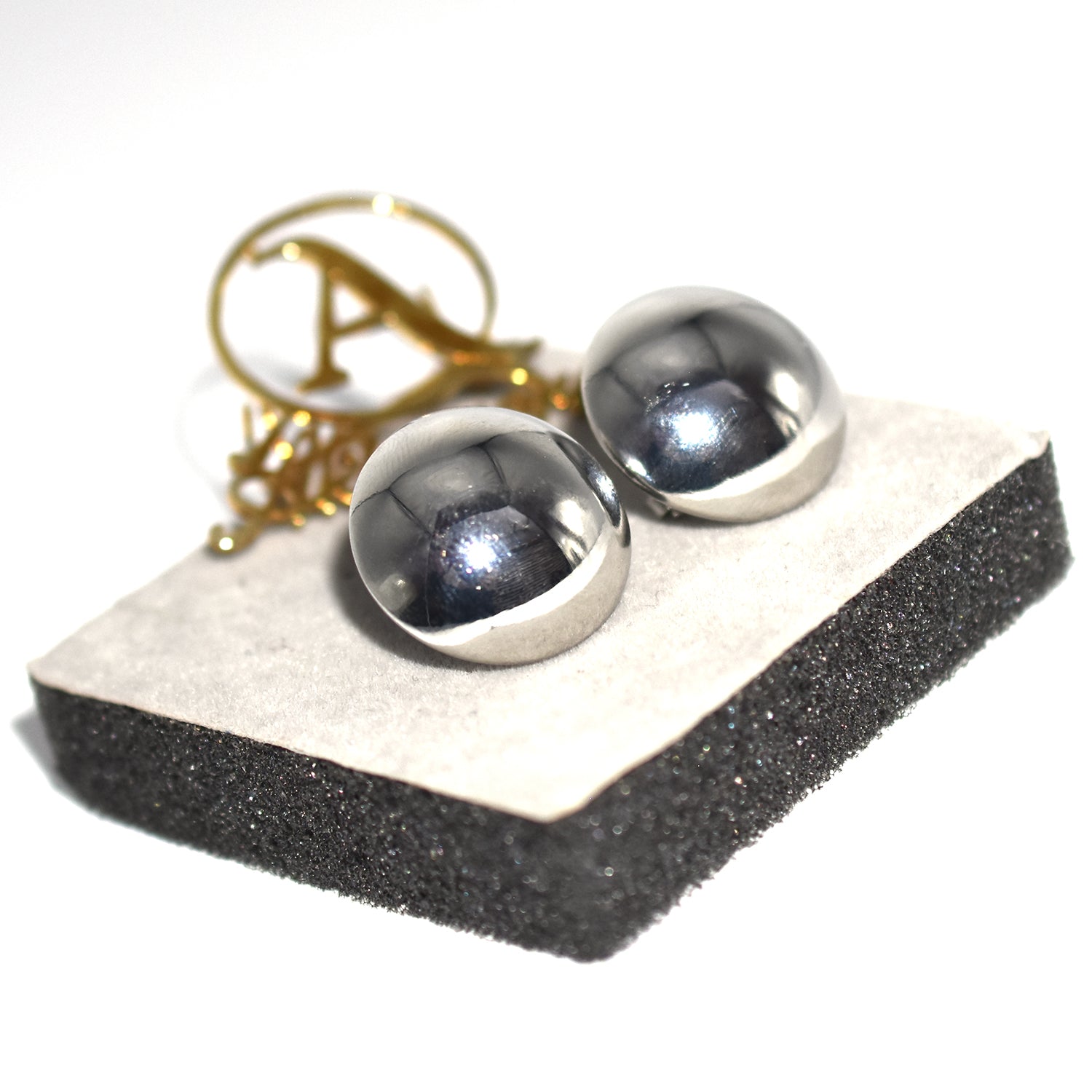 Crystal Stud Earrings Silver golden Color Ear Studs Women's Fine Jewelry  Birthday Gift