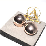 Crystal Stud Earrings Silver golden Color Ear Studs Women's Fine Jewelry  Birthday Gift