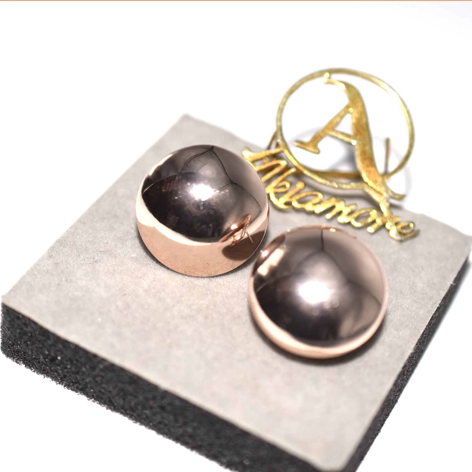 Crystal Stud Earrings Silver golden Color Ear Studs Women's Fine Jewelry  Birthday Gift