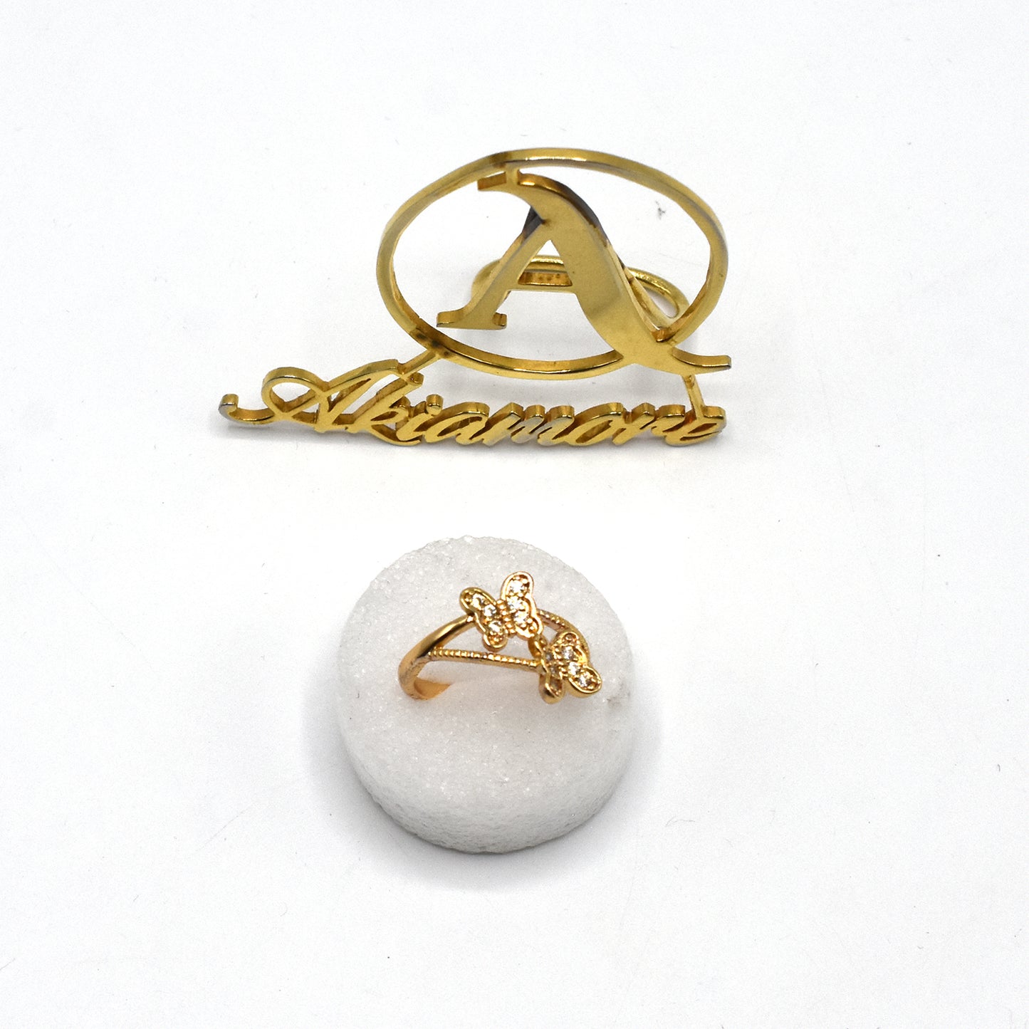 2020 New Fashion Simple Classic Circle Rings For Women Gold Silver Color Cubic Zirconia Wedding Fashion Jewelry Ring