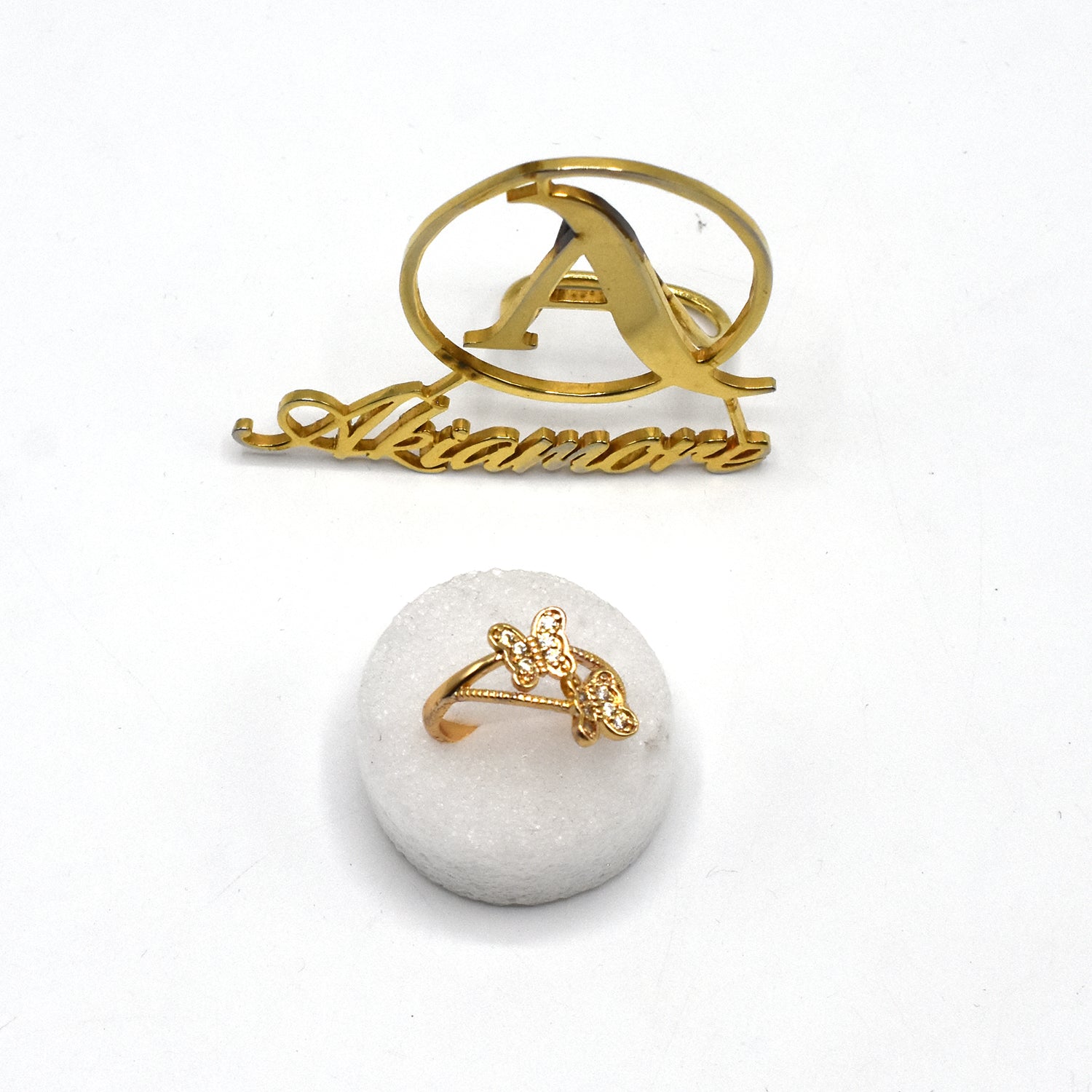 2020 New Fashion Simple Classic Circle Rings For Women Gold Silver Color Cubic Zirconia Wedding Fashion Jewelry Ring