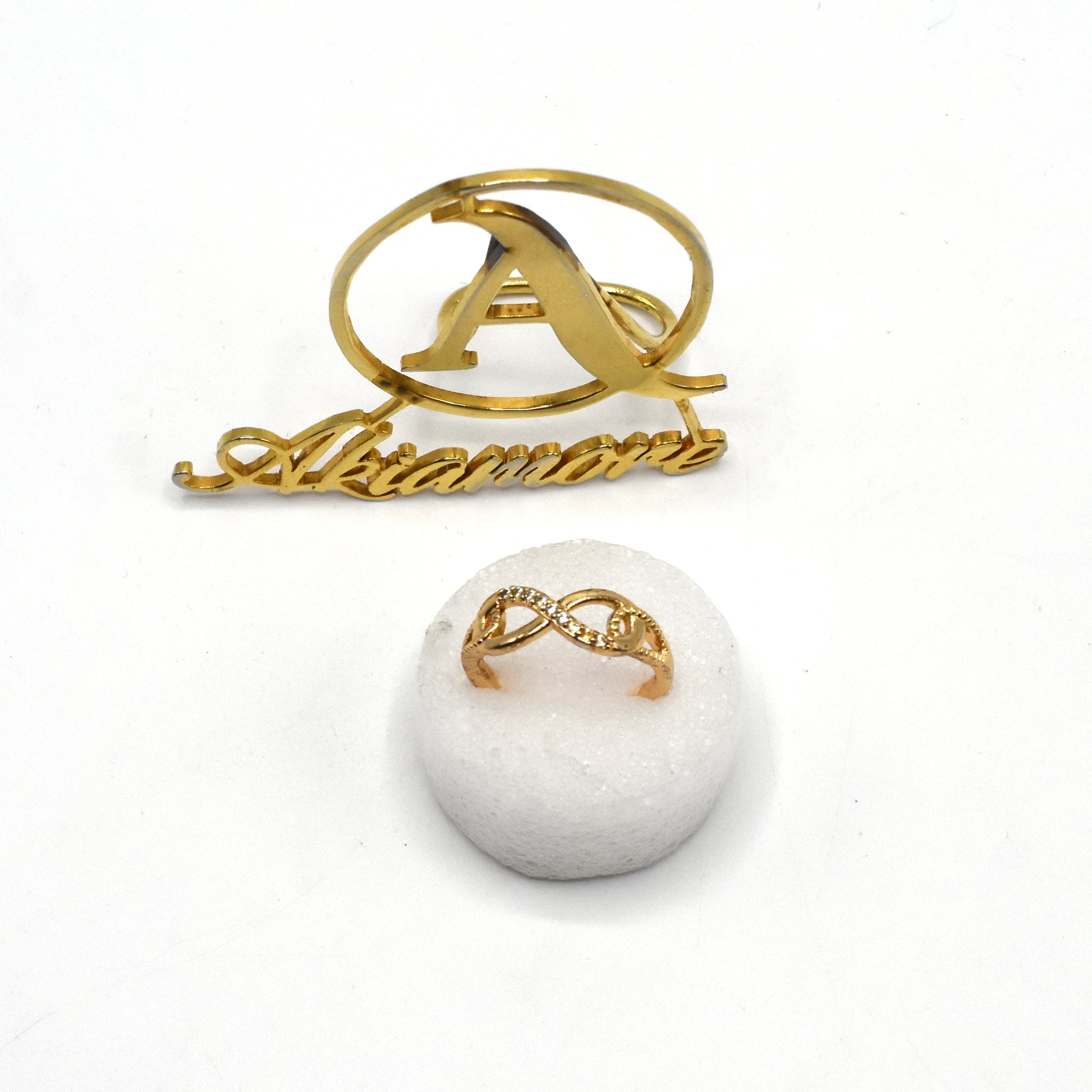 2020 New Fashion Simple Classic Circle Rings For Women Gold Silver Color Cubic Zirconia Wedding Fashion Jewelry Ring