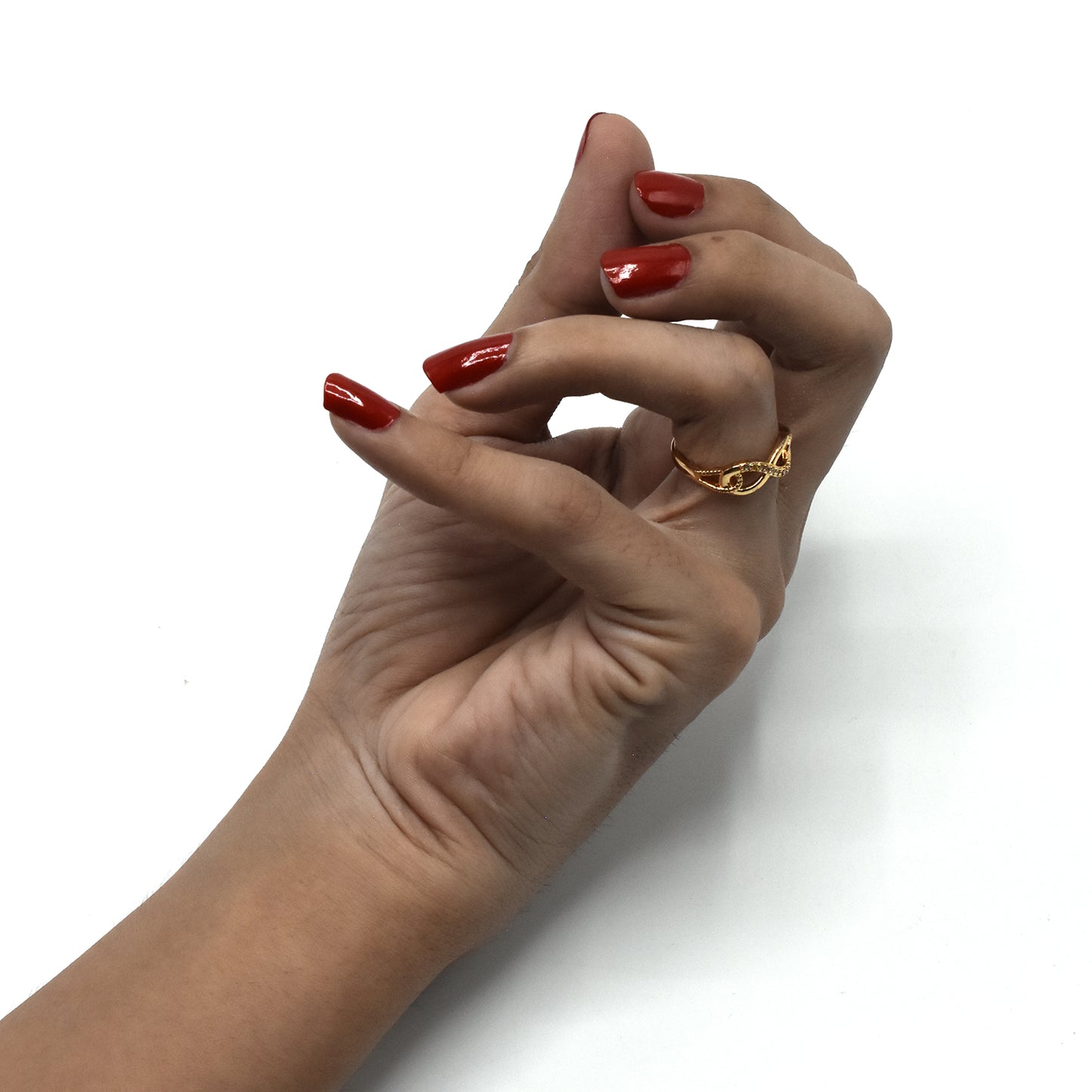 2020 New Fashion Simple Classic Circle Rings For Women Gold Silver Color Cubic Zirconia Wedding Fashion Jewelry Ring
