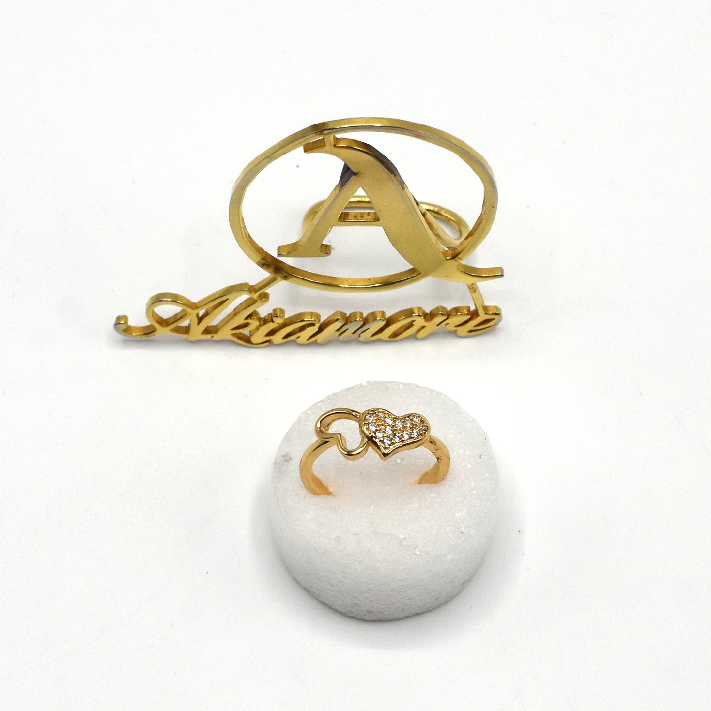 2020 New Fashion Simple Classic Circle Rings For Women Gold Silver Color Cubic Zirconia Wedding Fashion Jewelry Ring