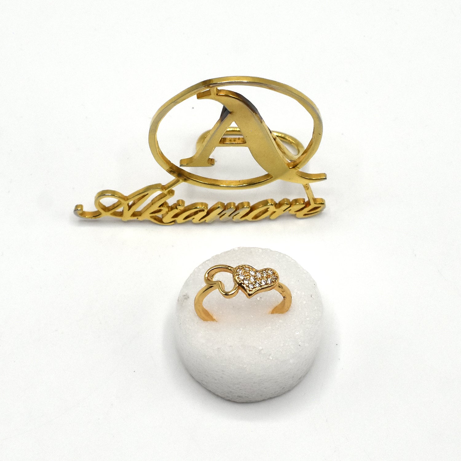 2020 New Fashion Simple Classic Circle Rings For Women Gold Silver Color Cubic Zirconia Wedding Fashion Jewelry Ring