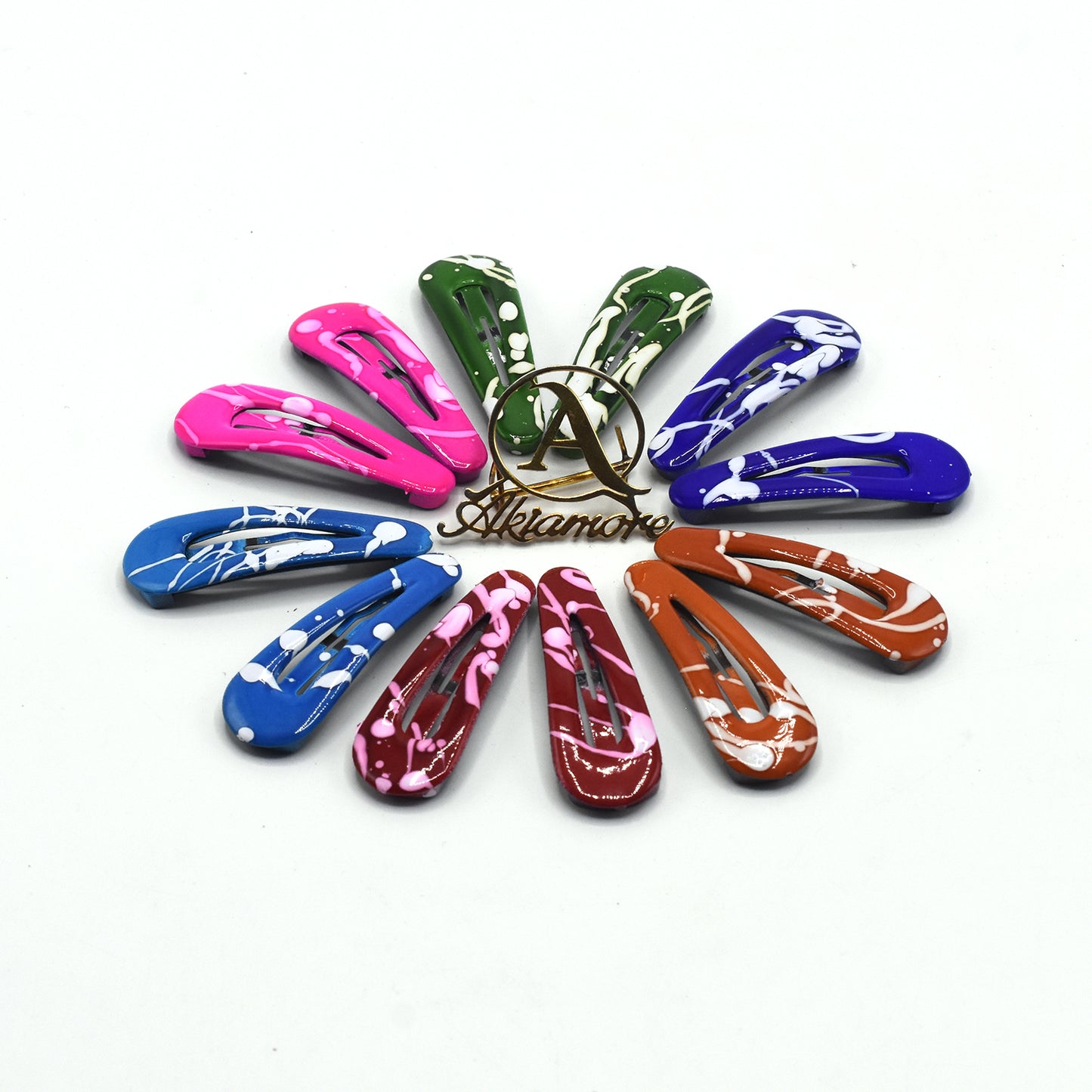 12pcs Hairpins Hair Clips For The Women Hair Barrettes Pins Metal Hairgrip Colorful Snap Alligator Hair Clip Women Accessories cpfrmic5i-1