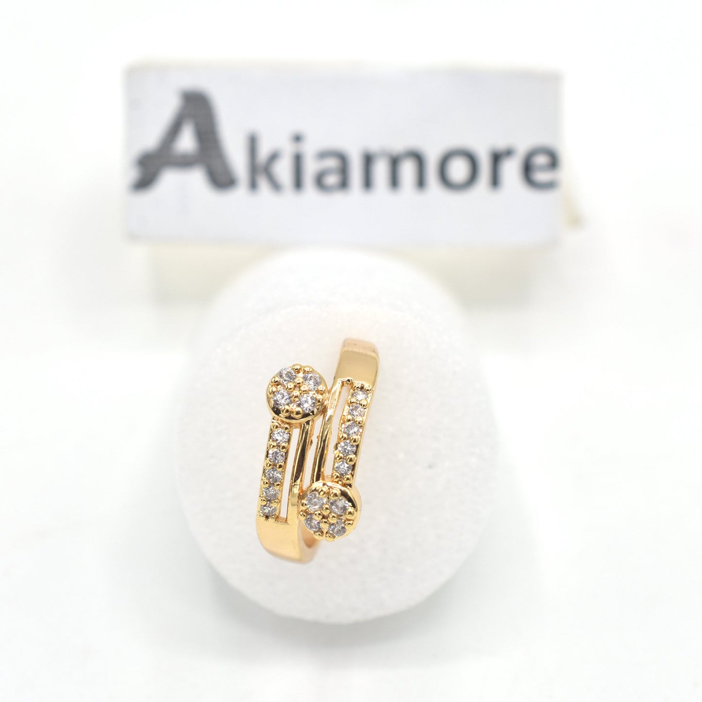 Fashion Golden Ring With Cubic Zircon Jewelry Ring Wedding Engagement Ring For Ladies fgfrgdf1n-1
