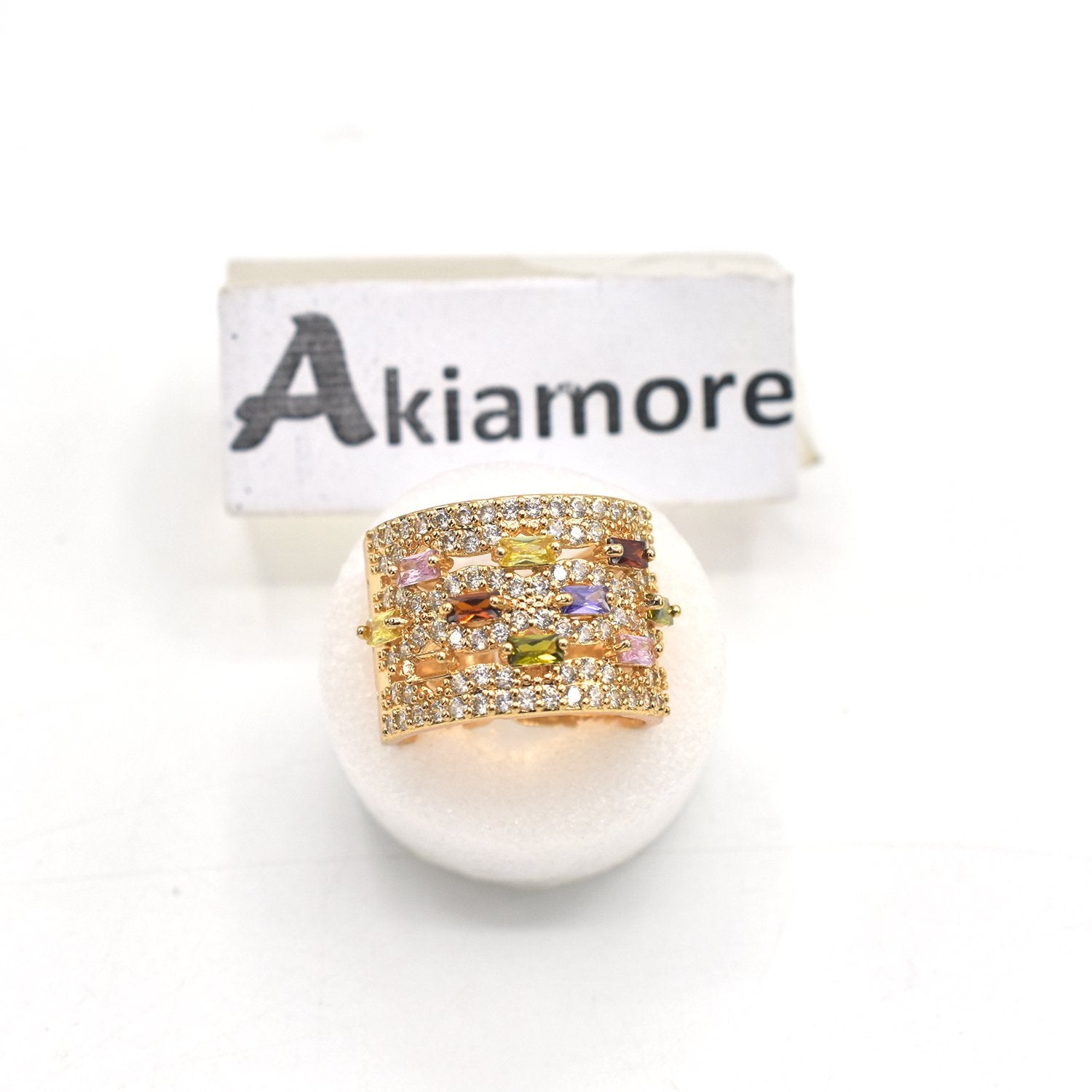 2020 Gold Zircon Rings For Women Opening Adjust Finger Ring Ladies Golden Wedding Rings Women Silvery Jewelry Ring Gifts fgfrmif1j-b