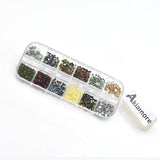 Rhinestones Nail Decoration Round Colorful Glitters With Hard Case DIY Nail Art Decorations ntfrmir2e-1
