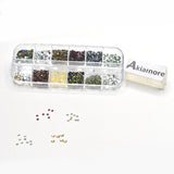Rhinestones Nail Decoration Round Colorful Glitters With Hard Case DIY Nail Art Decorations ntfrmir2e-1