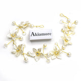 Elegant Bridal Wedding Hair Accessories Crystal Pearl Flower Girl Headband Ribbon Headpiece Hair Jewelry Accessories hpfrsrd2g-1